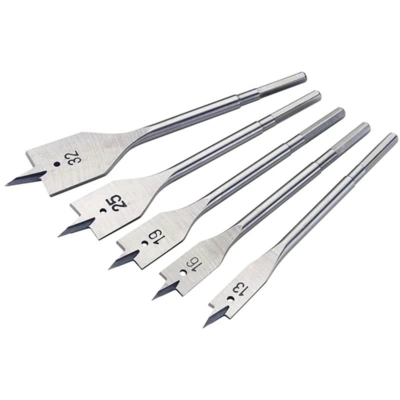 Draper Flat Wood Bit Set, 13 - 32mm (5 Piece)
